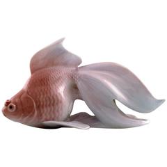 Rare Royal Copenhagen Art Nouveau Figure, Fish