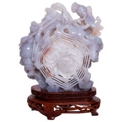 Chinese Agate Carved Grouping