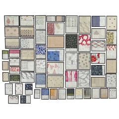 Large Collection of Framed 'Textile' Designs, 1920s