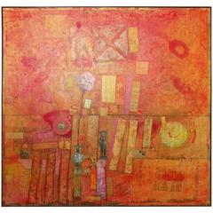 Large Patrick Archer Abstract Collage