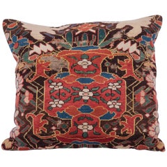 Antique Rug Pillow Case Fashioned from a 19th Century Kuba Rug Antique Rug Pillow Case Fashioned from a 19th Century Kuba Rug