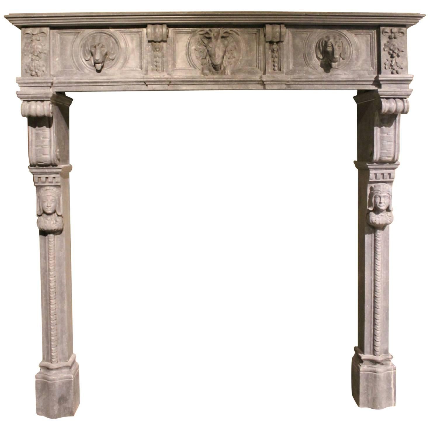 Very Beautiful Antique Fireplace mantel