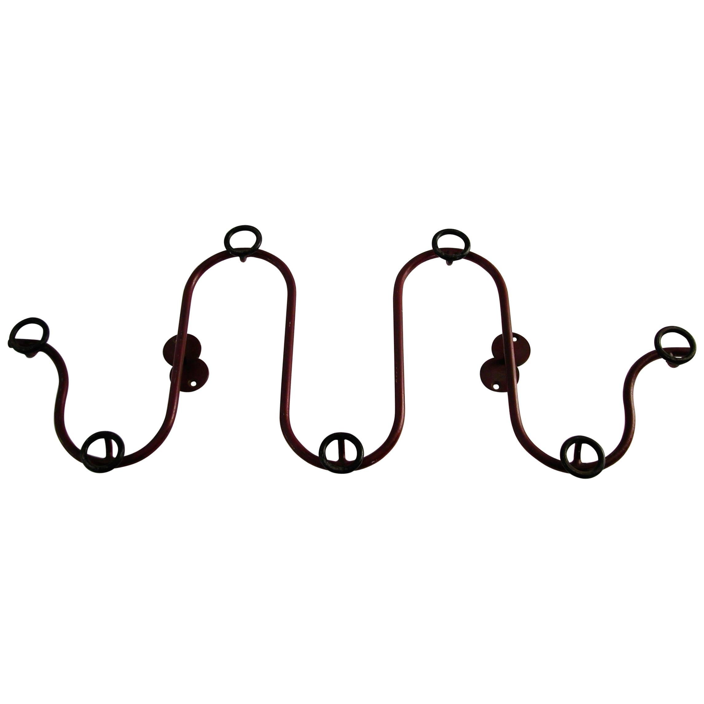 Very Rare Coat Rack Attributed to Jean Royère, circa 1950 For Sale