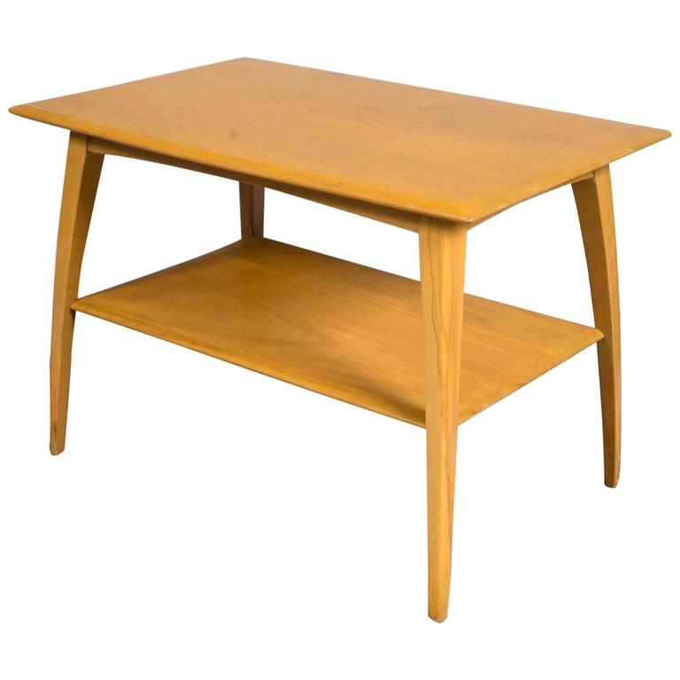 Pair of HeywoodWakefield Side Tables For Sale at 1stdibs