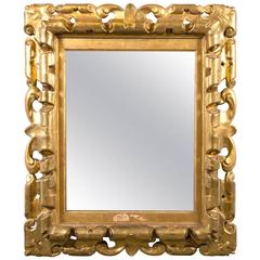 Carved Framed Mirror, circa 1700s