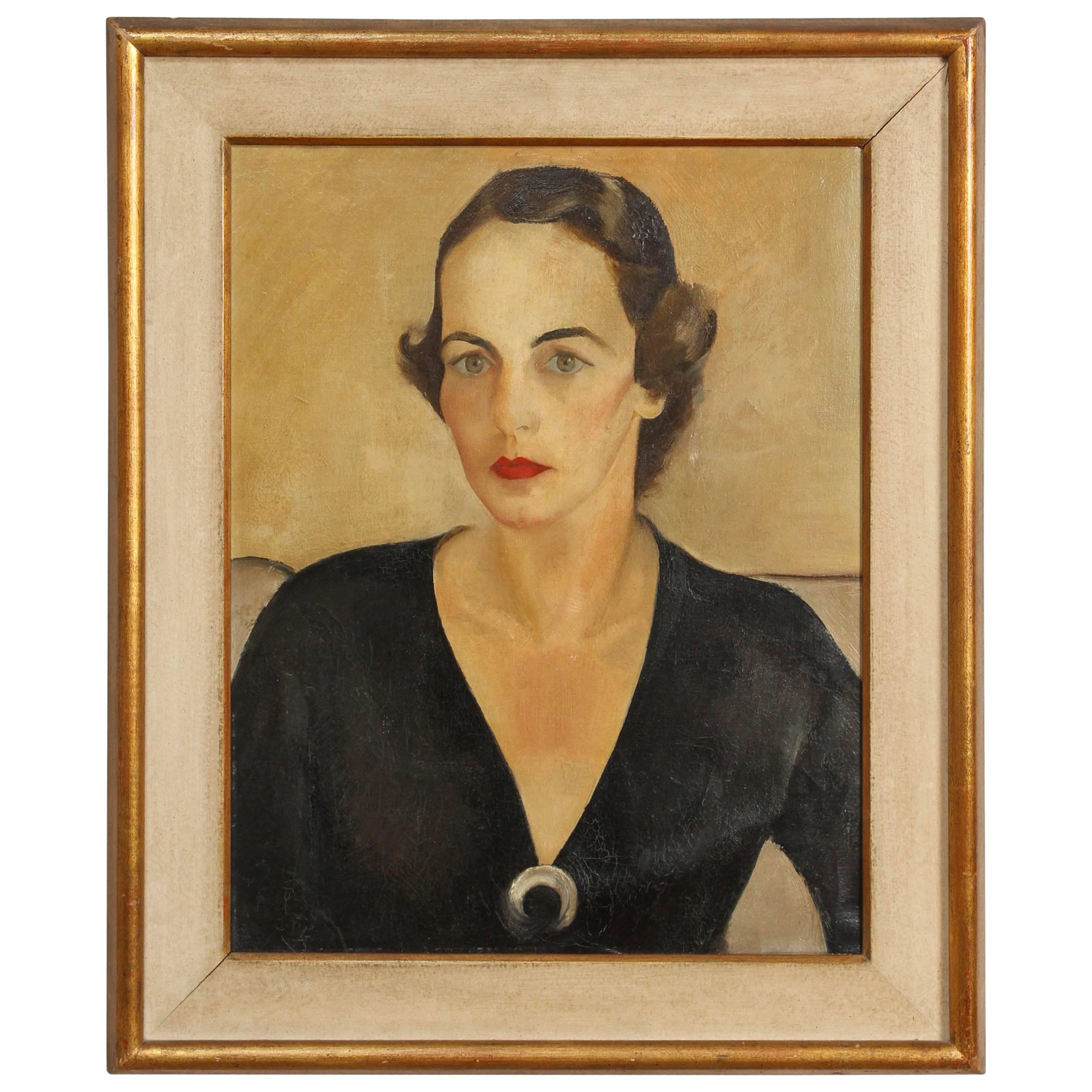 1950s Portrait of a Woman For Sale