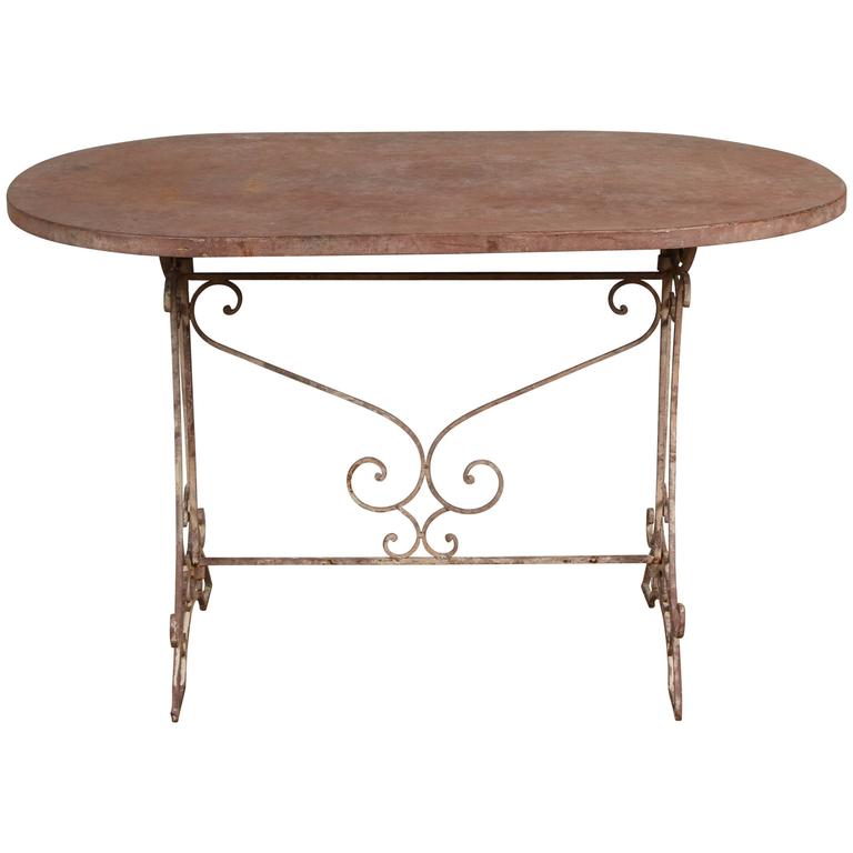 Vintage French Metal Folding Table For Sale At 1stDibs vintage-french-metal-folding-table-for-sale-at-1stdibs