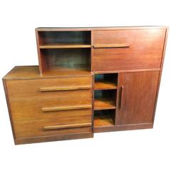 Vintage  Fine Streamline Art Deco KEM Weber Desk Cabinet