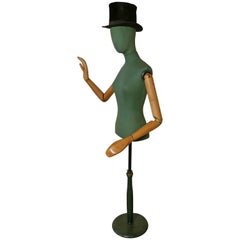 Quirky Green Vintage Mannequin by Stockman, Taylor’s Dummy