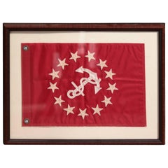 Framed Vice Commodore Flag