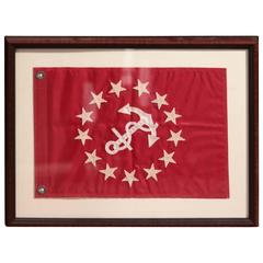 Framed Vice Commodore Flag 2
