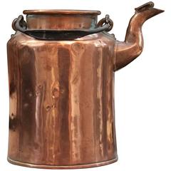 Vintage Early Copper Cream Pitcher