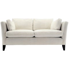 Vintage Smart 1960s Alexvale Mid-Century Modern Tuxedo Loveseat