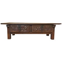 Antique Spanish Coffee Table, circa 1780 10