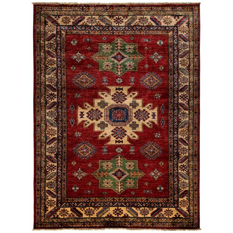 Red Kazak Area Rug For At 1stdibs