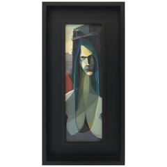 Original Cubist Oil on Canvas by Artist: Vickers, 1953 7