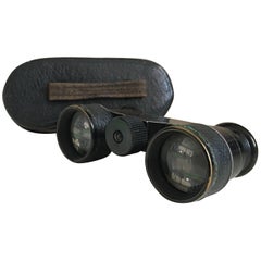Binoculars Opera Glasses with Leather Case