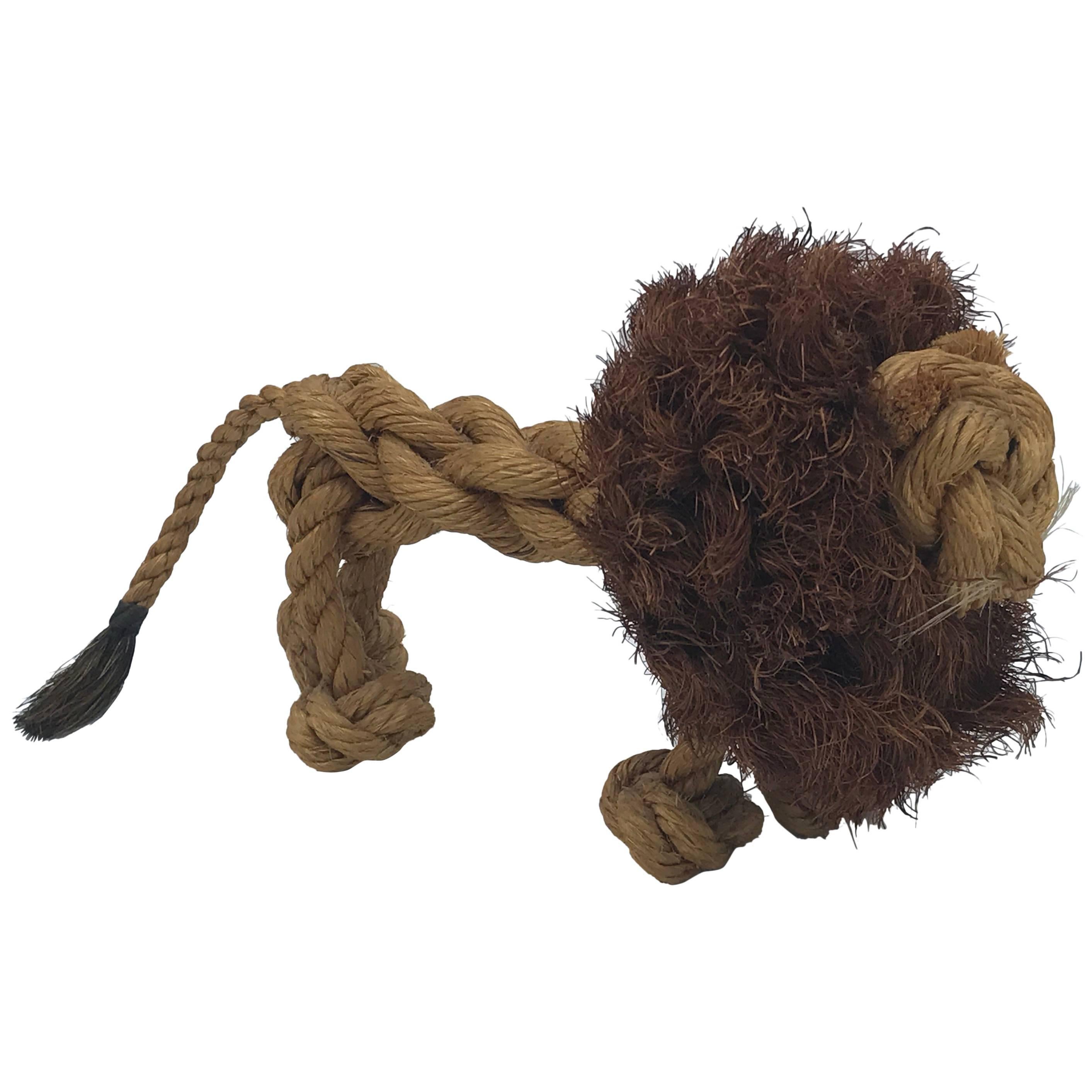 1950s Jørgen Bloch Rope Lion