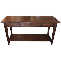 Antique 19th Century French Pine Server