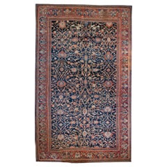 Antique 19th Century Persian Sultanabad Carpet