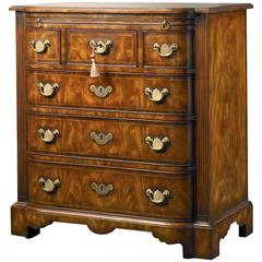 Antique Mahogany Break Bowfront Chest of Drawers
