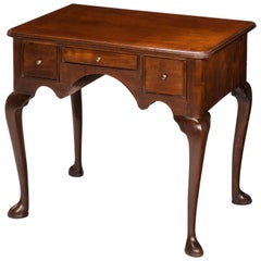 Mid-18th Century Mahogany Lowboy on Well Shaped Cabriole Supports