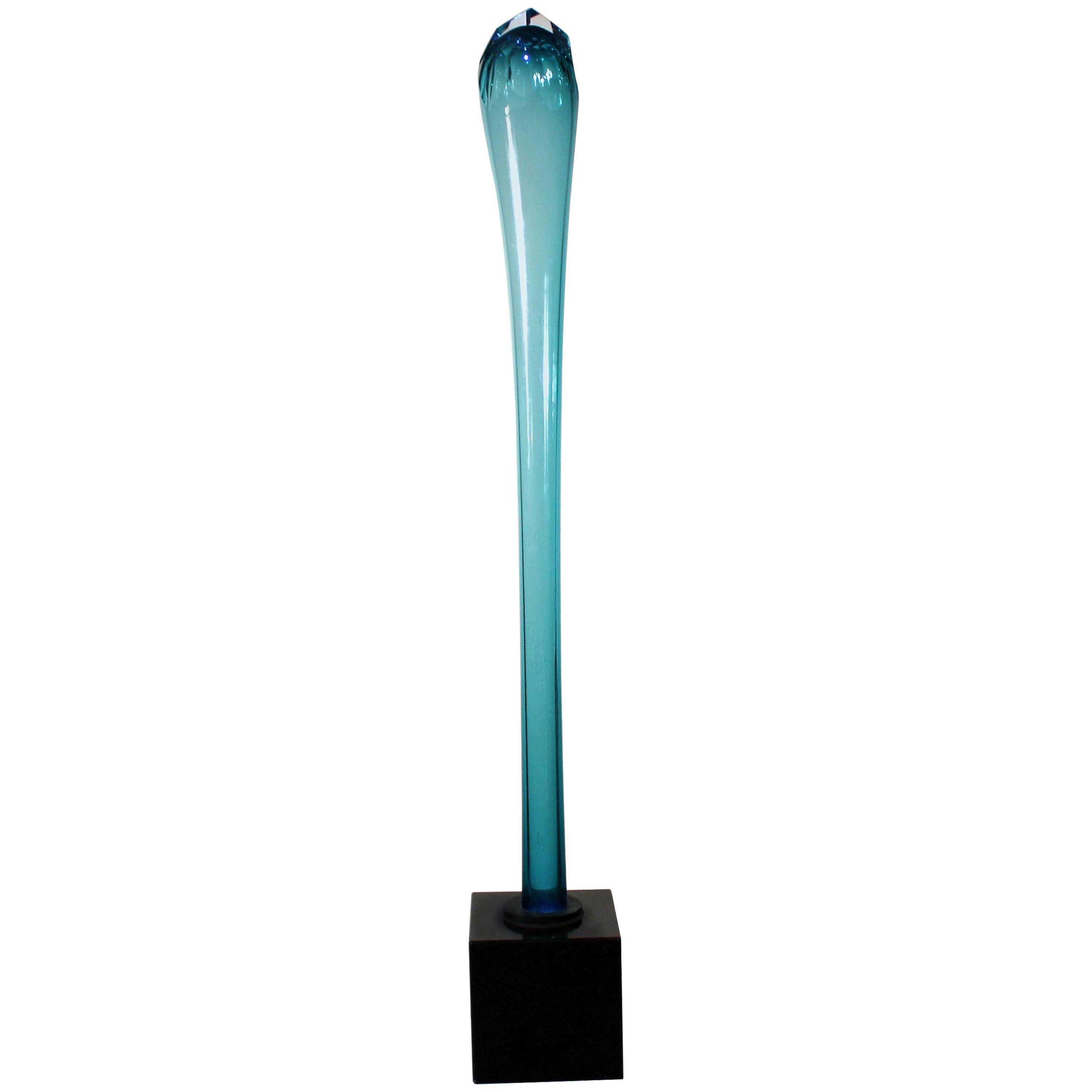 SPOR LAMP-Lampe aus mundgeblasenem Glas mit Marmor- oder Granitsockel  im Angebot