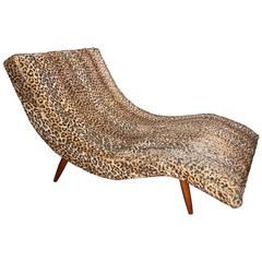 Mid-Century "S" Curve Lounge Chair / Chaise im Stil von Adrian Pearsall