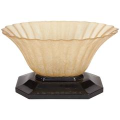 Monumental Art Deco Revival Fluted Centerpiece or Planter