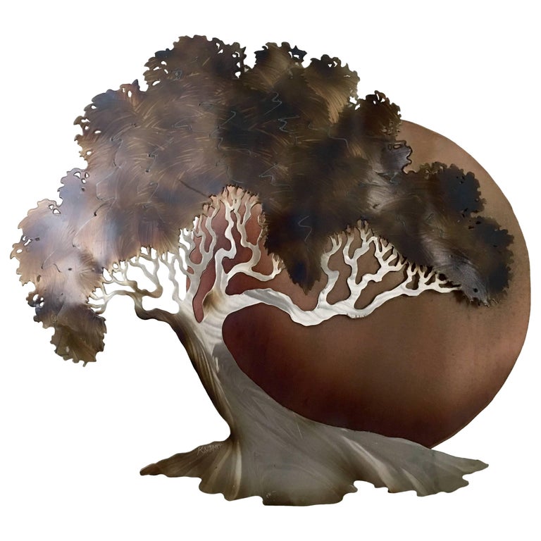 Contemporary Brutalist Style Iron Hanging Sculpture by Laura Knight For