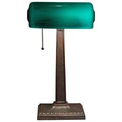 Lampe de bureau du banquier par Verdelite