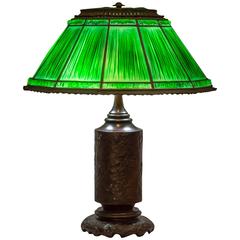 Tiffany Studios Linenfold Lamp