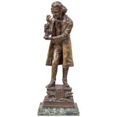 Austrian Bronze Figure of "the Expert" by Carl Kauba