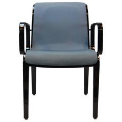 Black Lacquered Armchair by Bill Stephens for Knoll Furniture, Mid-1990s