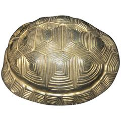 Vintage Italian Brass Turtle Shell Sculptural Bottle Opener