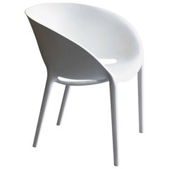 "Soft Egg" Stackable Monobloc Armchair Designed by Philippe Starck for Driade
