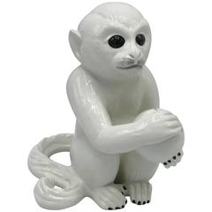 1970s Italian Ceramic Monkey Sculpture 11
