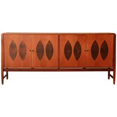 Kipp Stewart for Calvin Walnut and Rosewood Credenza