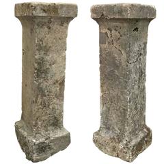 17th Century Limestone Columns