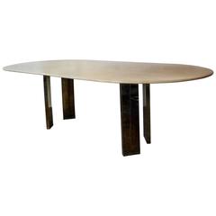 Karl Springer Lacquer Table on Custom Base