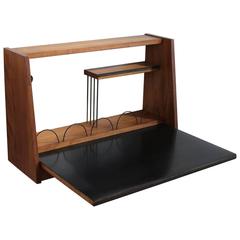 Custom 1950s Wall Mounted Modernist Writing Desk 12