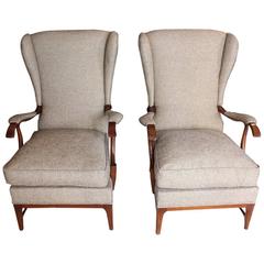 Paolo Buffa 1950s Armchairs 7