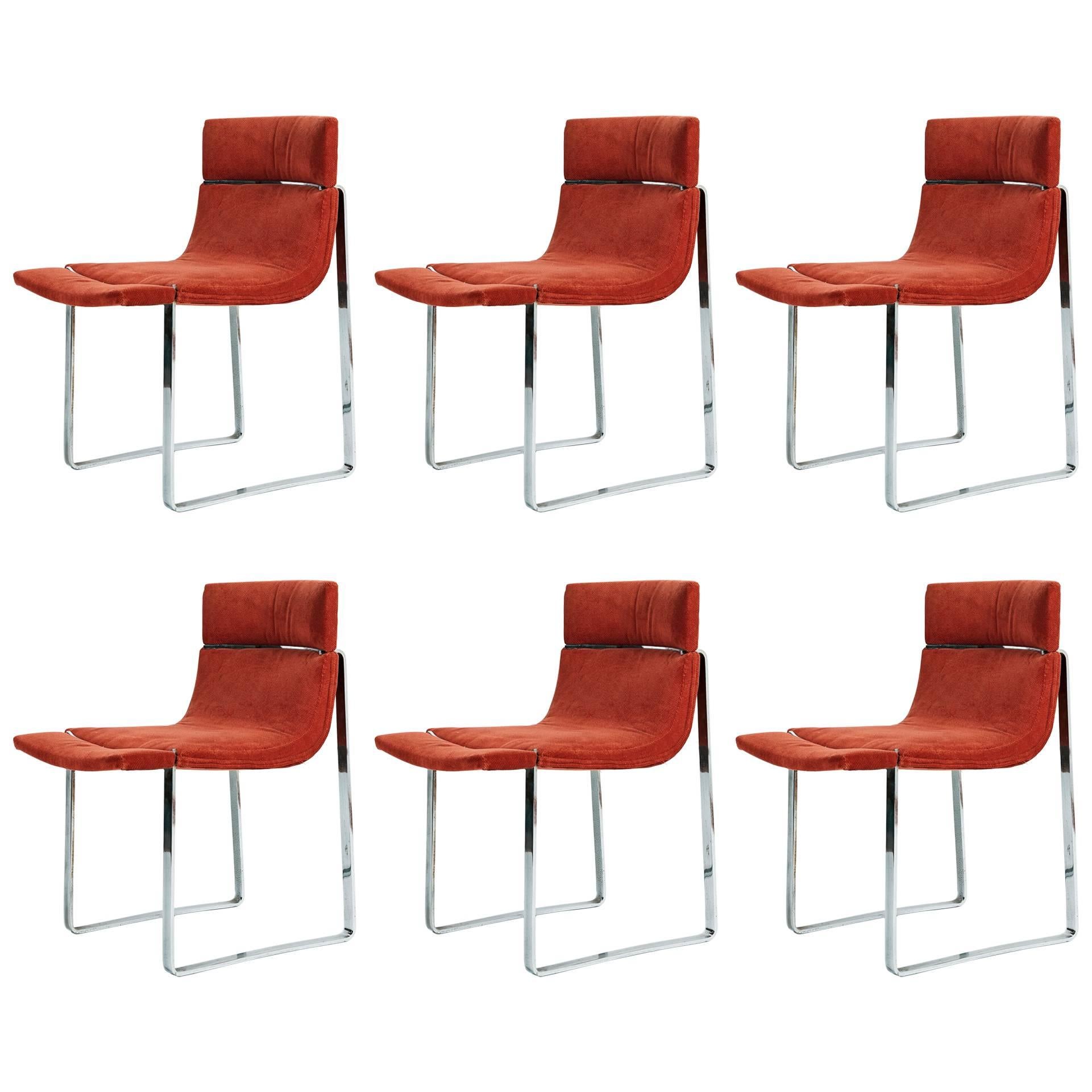 Set of Six 1970s Chairs For Sale