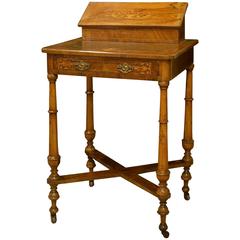 20th Century Walnut Ladies Writing Desk