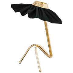 Freevolle table lamp,small size, made in brass and silk taffeta Sabrina Landini 10