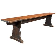 Long Victorian Kitchen Antique Bench