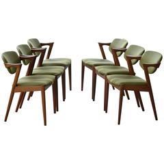 Kai Kristiansen Model 42 Z Teak Dining Chairs 10