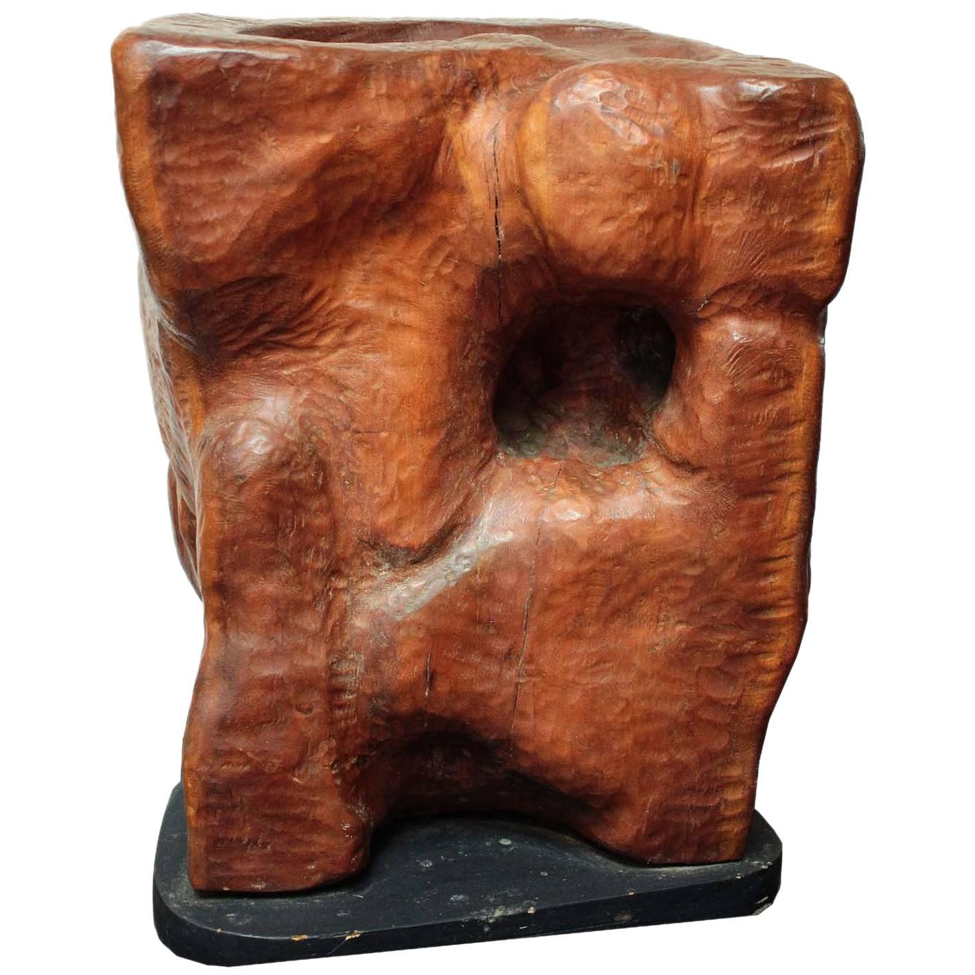 Edmund Spiro Wood Sculpture For Sale