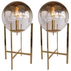 Pair of Floor Lamps by La Murrina Murano, Italy, 1990s