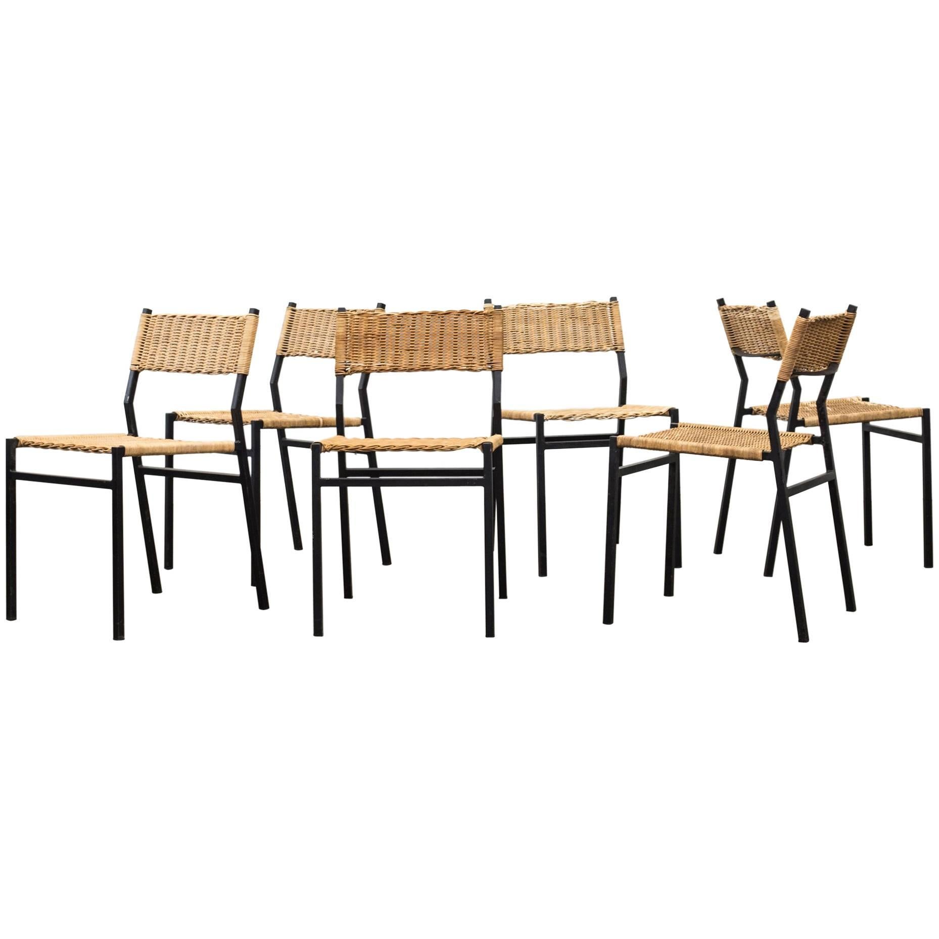 Set of Six Martin Visser Dining Chairs